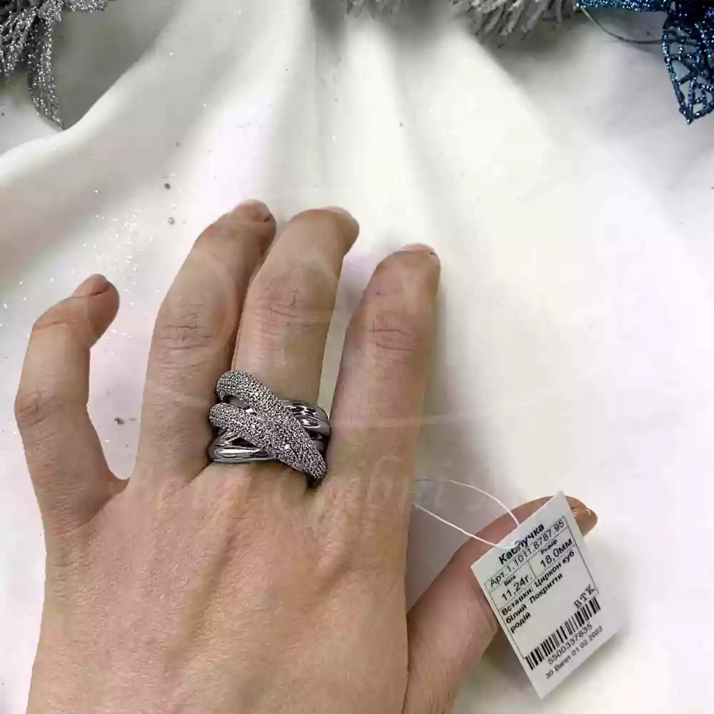 Срібна каблучка фото 2