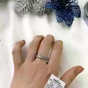 Каблучка срібна з Цирконом