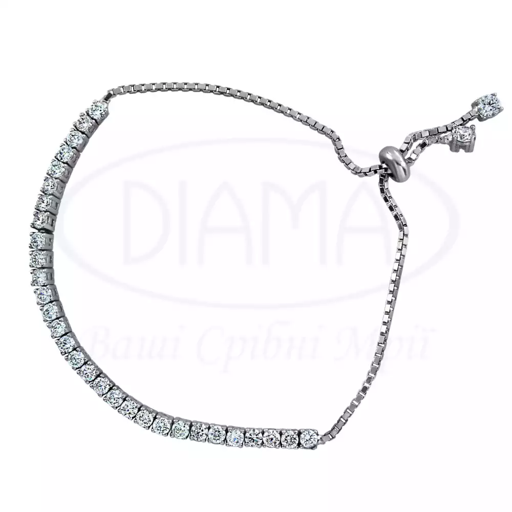 Браслет срібний з Цирконом фото 1