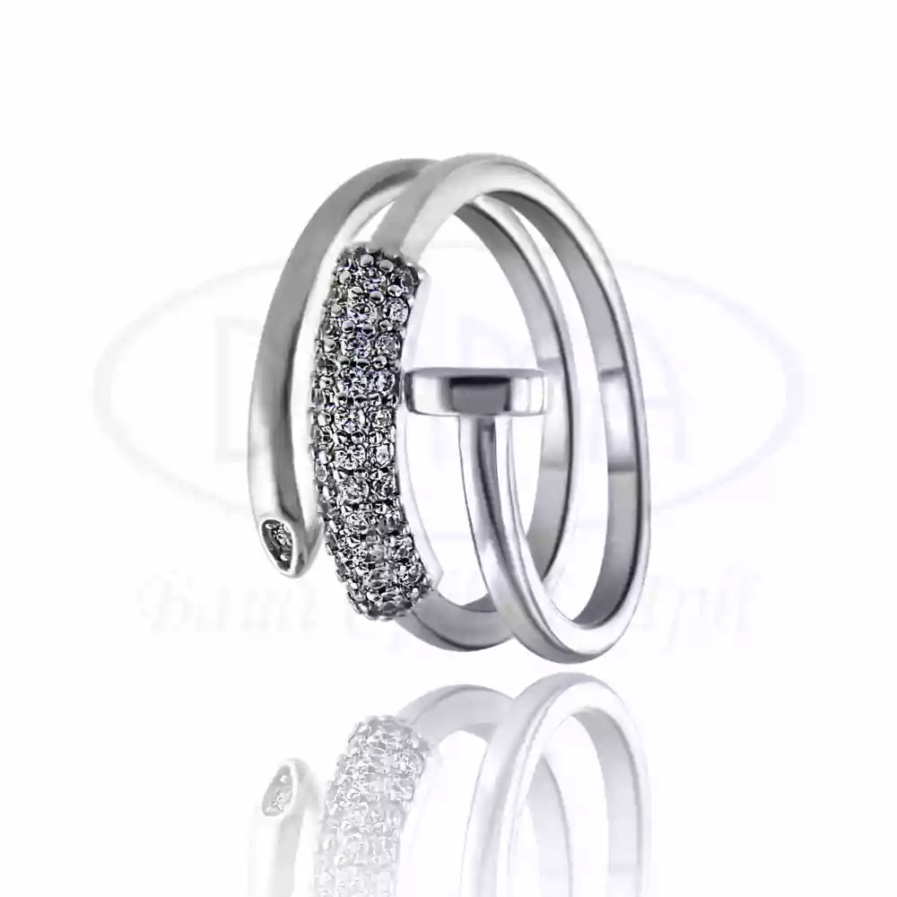 Каблучка срібна "Цвях" фото 1