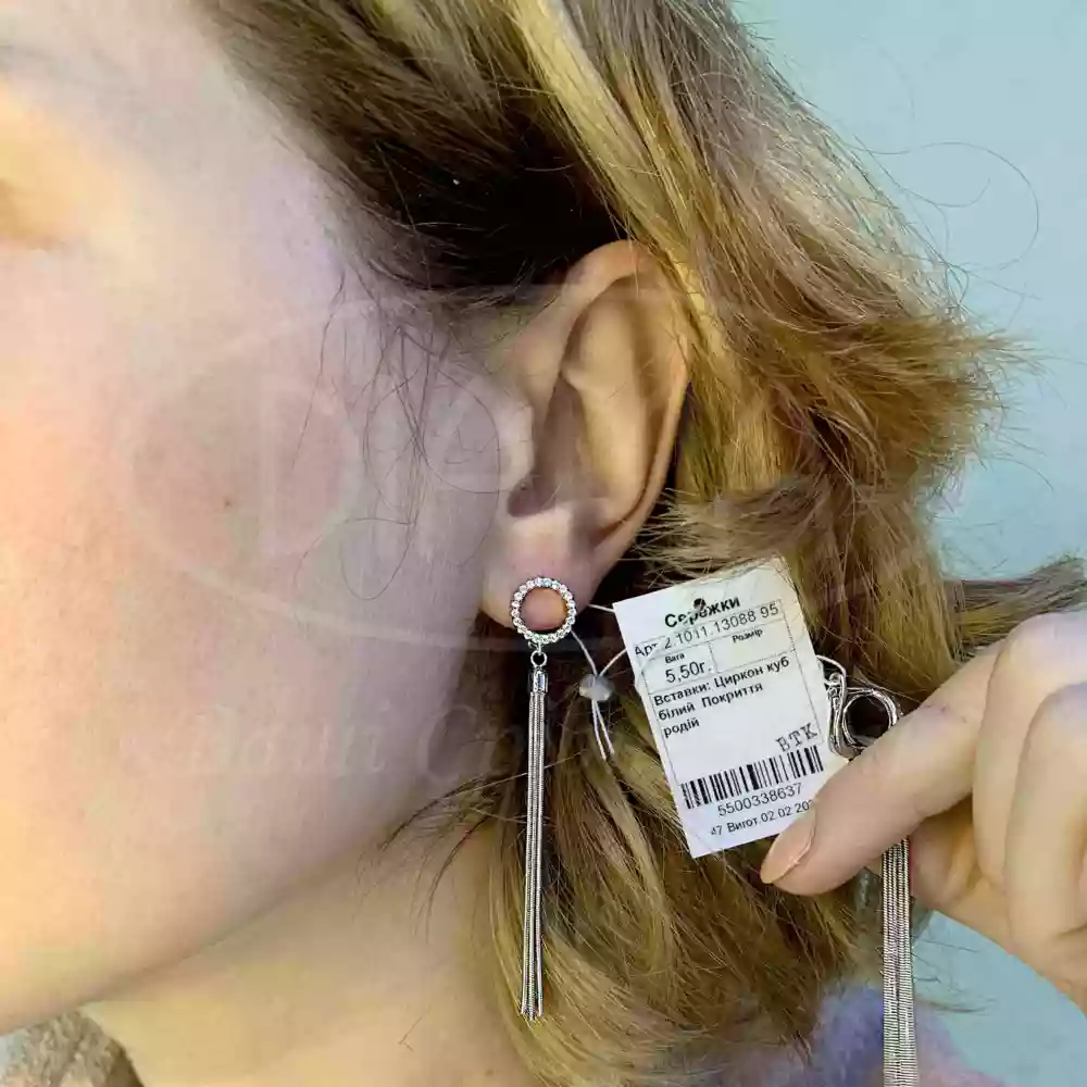 Срібні сережки фото 1