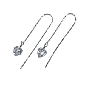 Срібні сережки протяжки