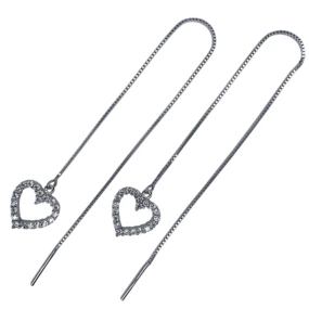 Срібні сережки протяжки